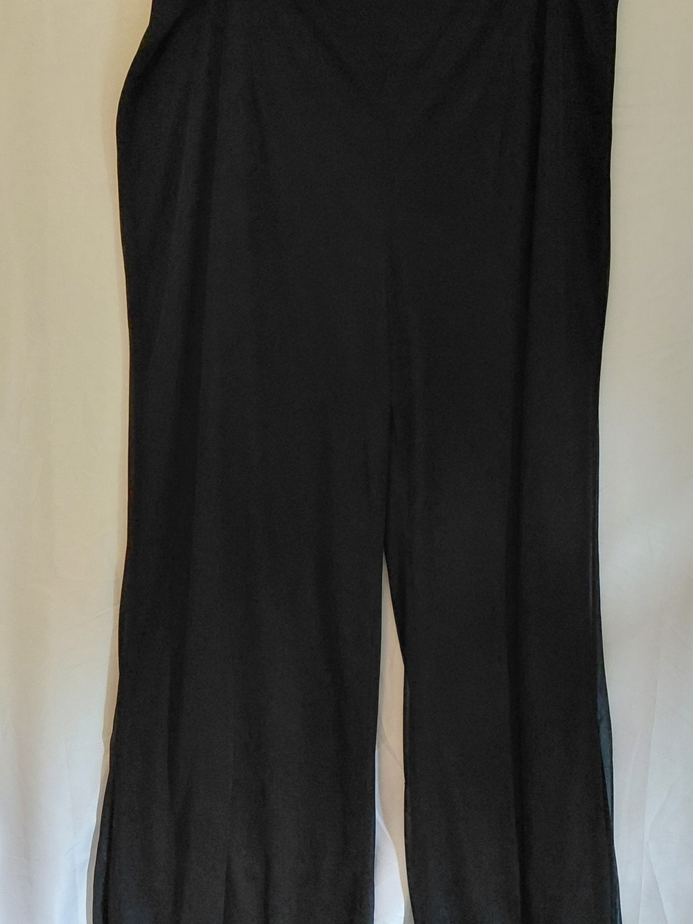 R&M Richards Black Wide-Leg Dress Pants #2311